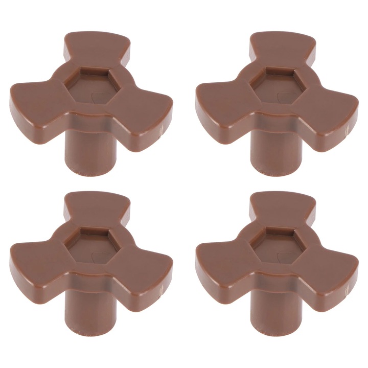 Cuplaj rotativ pentru cuptor cu microunde, set 4 bucati, plastic, 3.5x3.5x2 cm