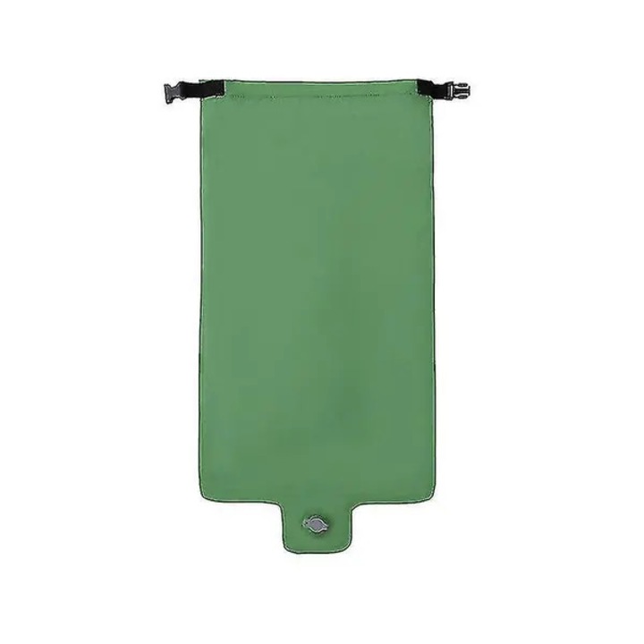 Kemping felfújható párna, zöld, 72x35cm, nylon TPU