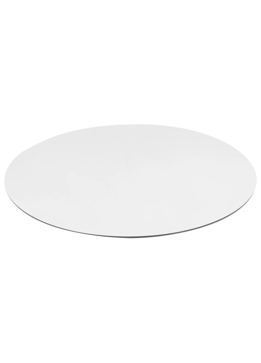 Tava decorativa oglinda acrilica argintie 20x20x0.2cm pentru bijuterii