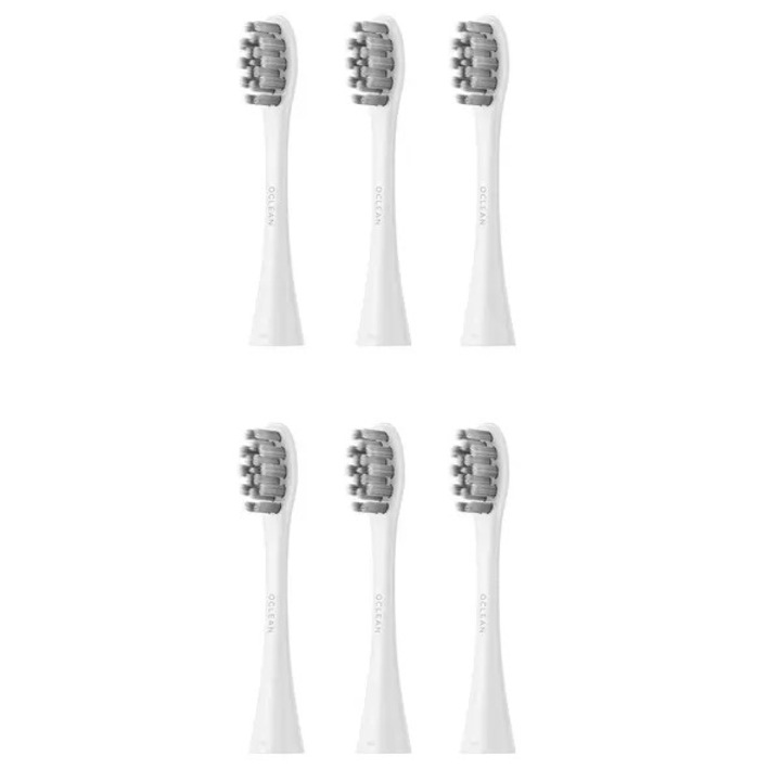 Capete perie pentru igiena gingiilor 6 bucati, alb, extra moi, 3.5x1.2cm