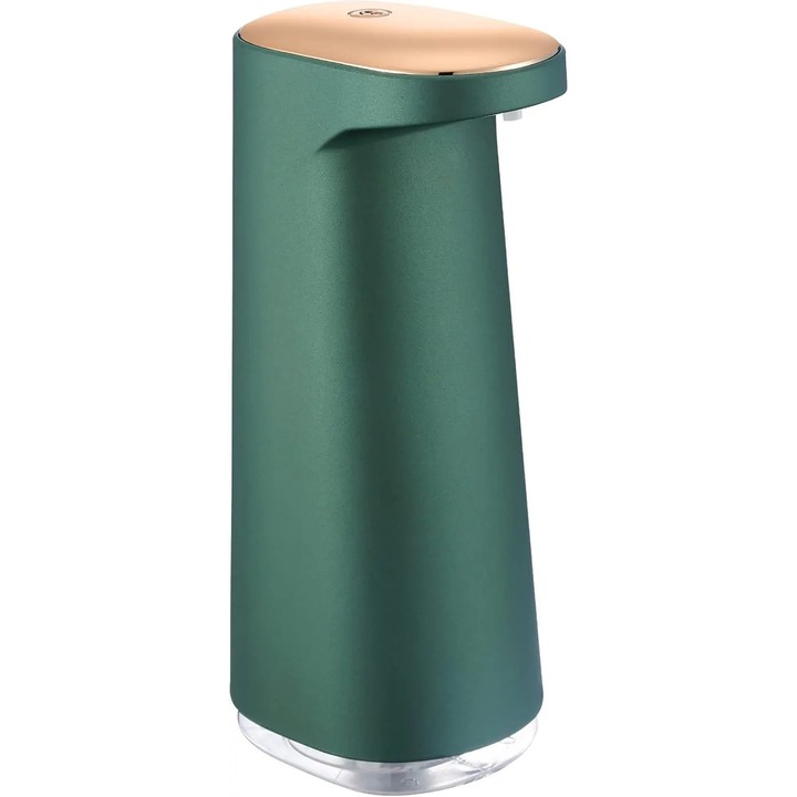 Dispenser automat sapun, 450ml, verde inchis, USB reincarcabil, IPX4