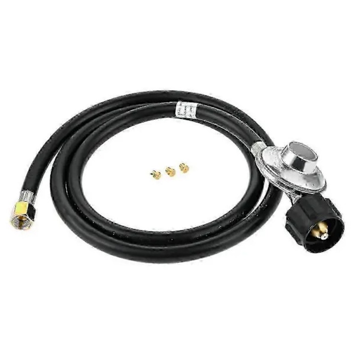 Set universal adaptor conversie gaz natural la propan pentru gratar, negru, 5FT