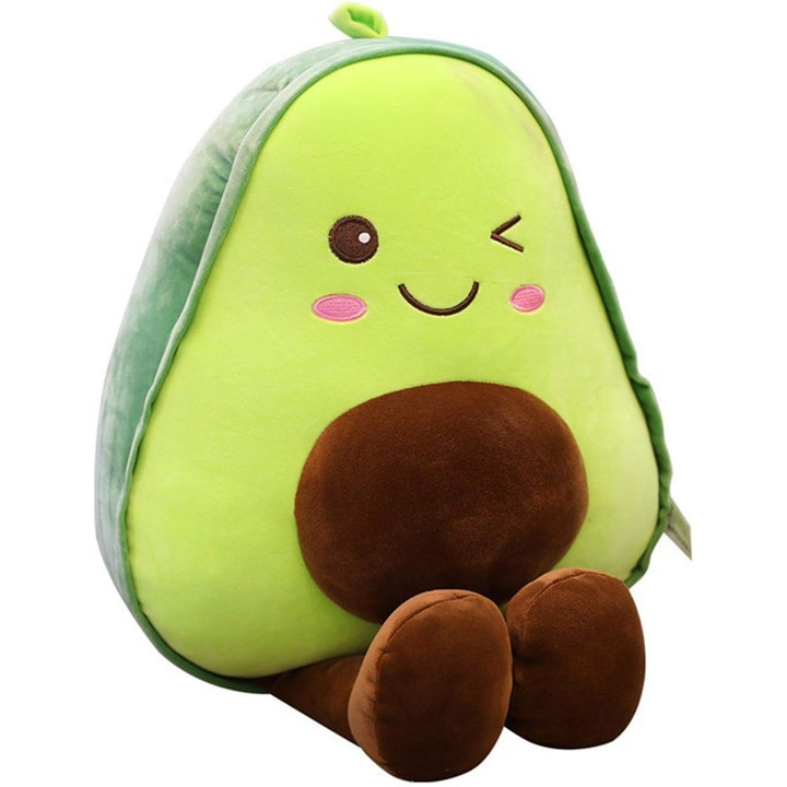 Jucarie de plus avocado moale 30cm