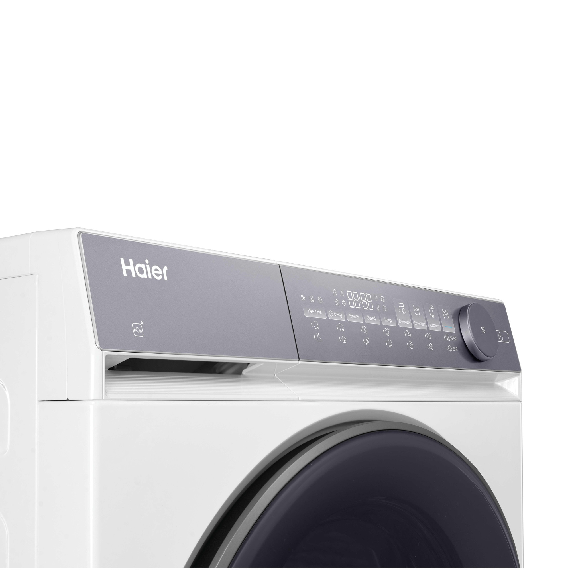 Masina de spalat rufe Haier HW100-B14367U1-S, 10 kg, 1400 rpm, clasa A-30%, motor Direct Motion, Flexy Time, WiFi/ hOn app, ABT, Refresh, alba