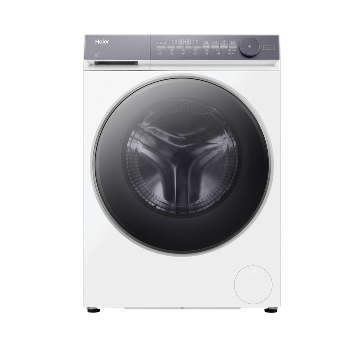 Masina de spalat rufe Haier HW100-B14367U1-S, 10 kg, 1400 rpm, clasa A-30%, motor Direct Motion, Flexy Time, WiFi/ hOn app, ABT, Refresh, alba