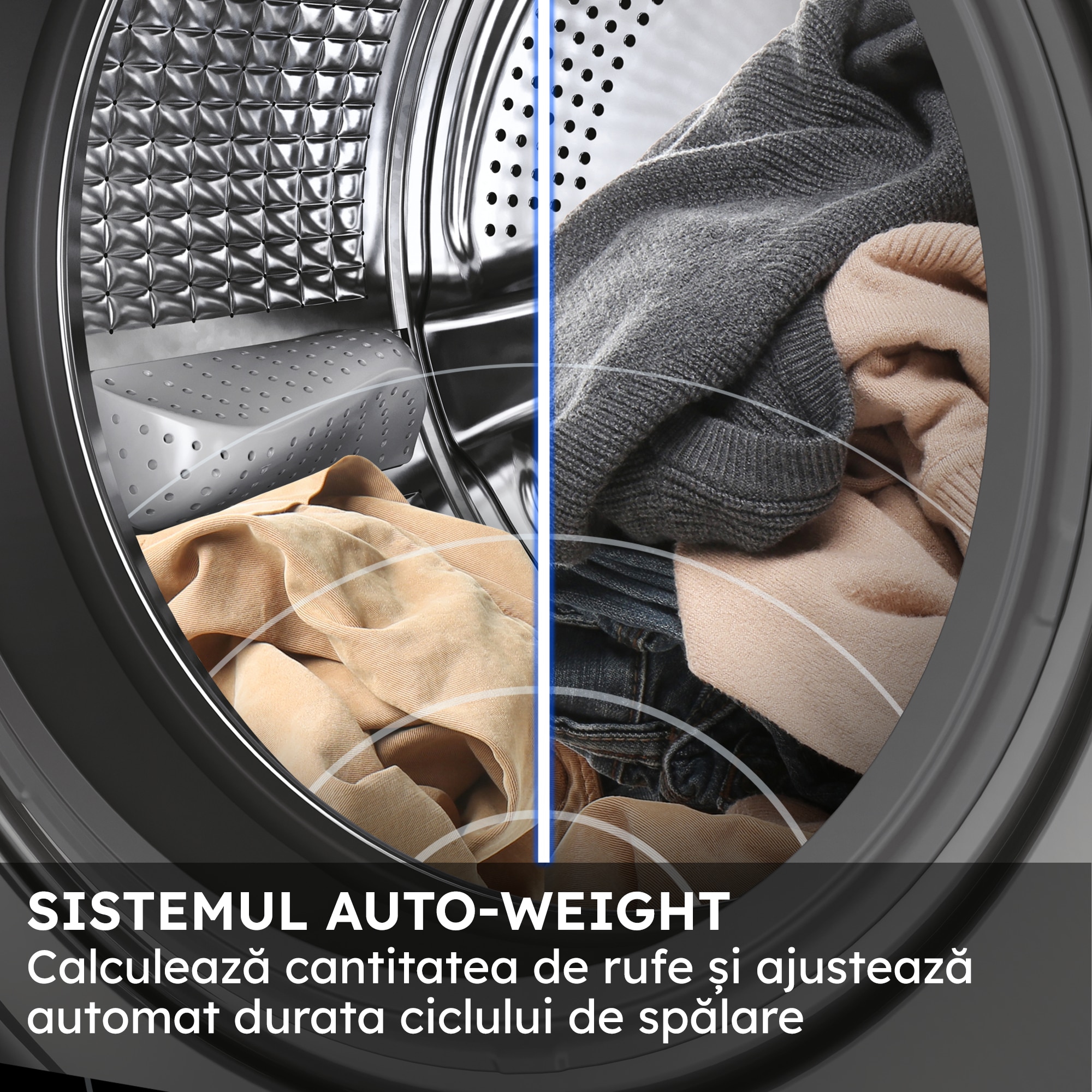 Masina de spalat rufe Haier HW100BD14397PGUS, 10 kg, 1400 rpm, clasa A-20%, motor Direct Motion, Ultra Fresh Air, WiFi/ hOn app, ABT, Refresh, display LCD touch control, antracit