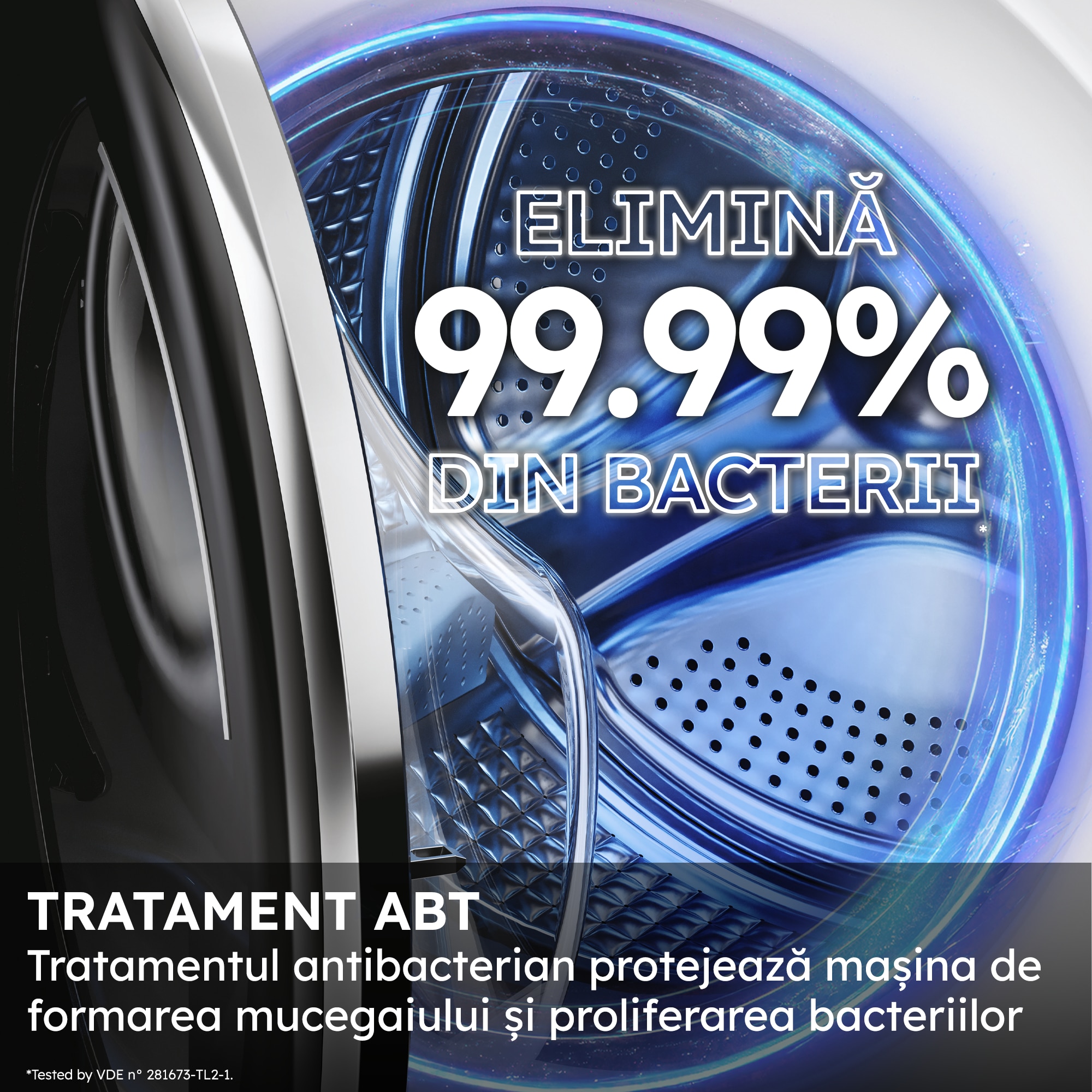 Masina de spalat rufe Haier HW100BD14397PGUS, 10 kg, 1400 rpm, clasa A-20%, motor Direct Motion, Ultra Fresh Air, WiFi/ hOn app, ABT, Refresh, display LCD touch control, antracit