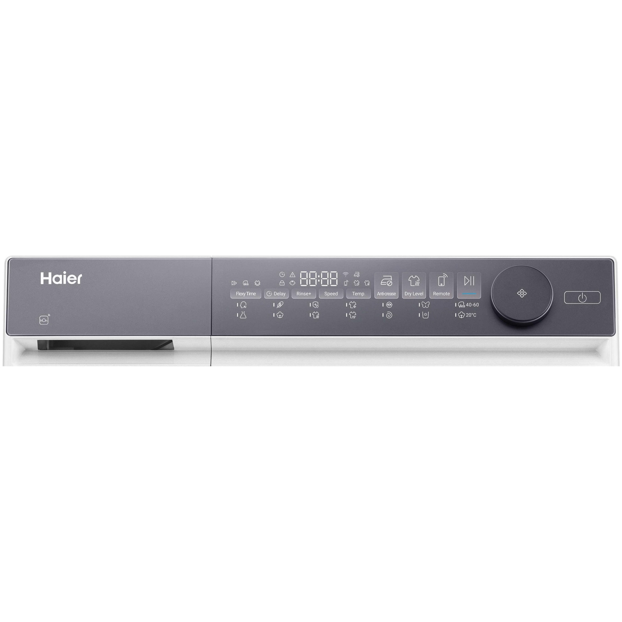 Masina de spalat rufe cu uscator Haier HWD100-B14367U-S, 10+6 kg, 1400 rpm, clasa A-30%/ D, motor Direct Motion, Flexy Time, WiFi/ hOn, ABT, Refresh, alba