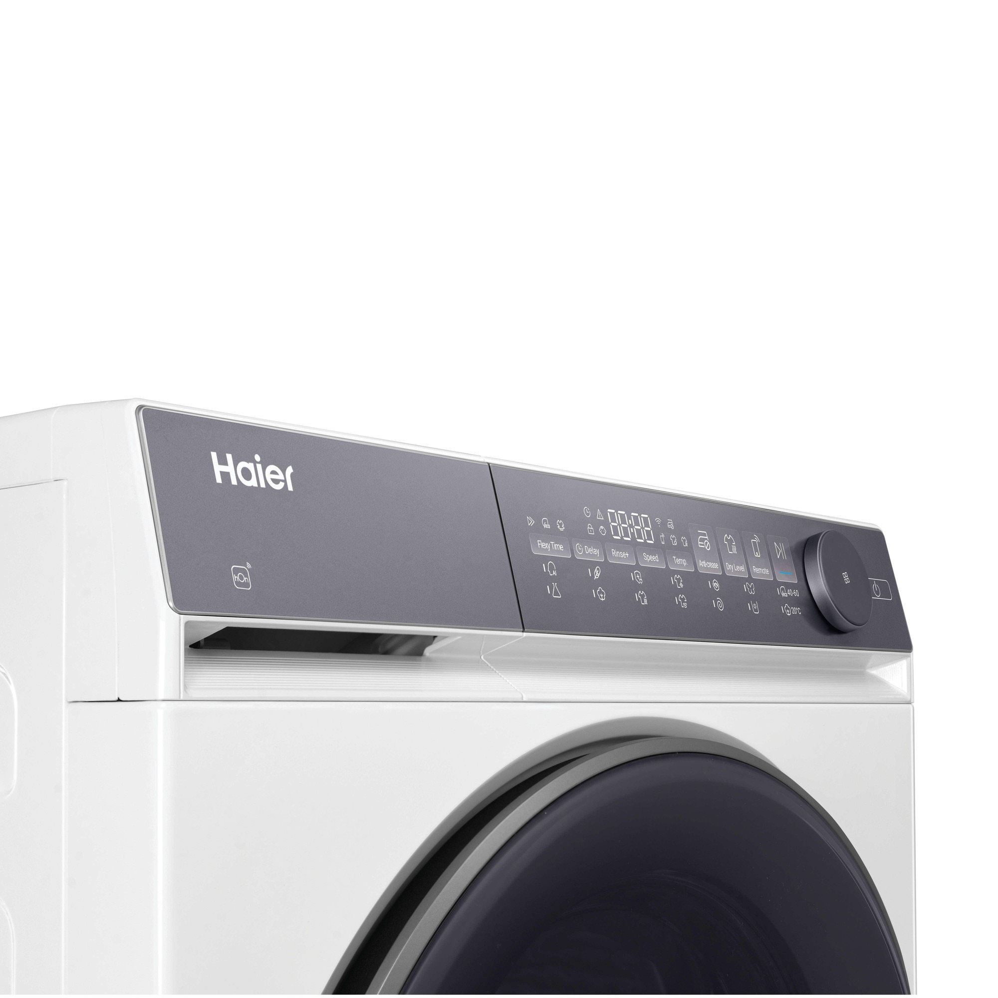 Masina de spalat rufe cu uscator Haier HWD100-B14367U-S, 10+6 kg, 1400 rpm, clasa A-30%/ D, motor Direct Motion, Flexy Time, WiFi/ hOn, ABT, Refresh, alba
