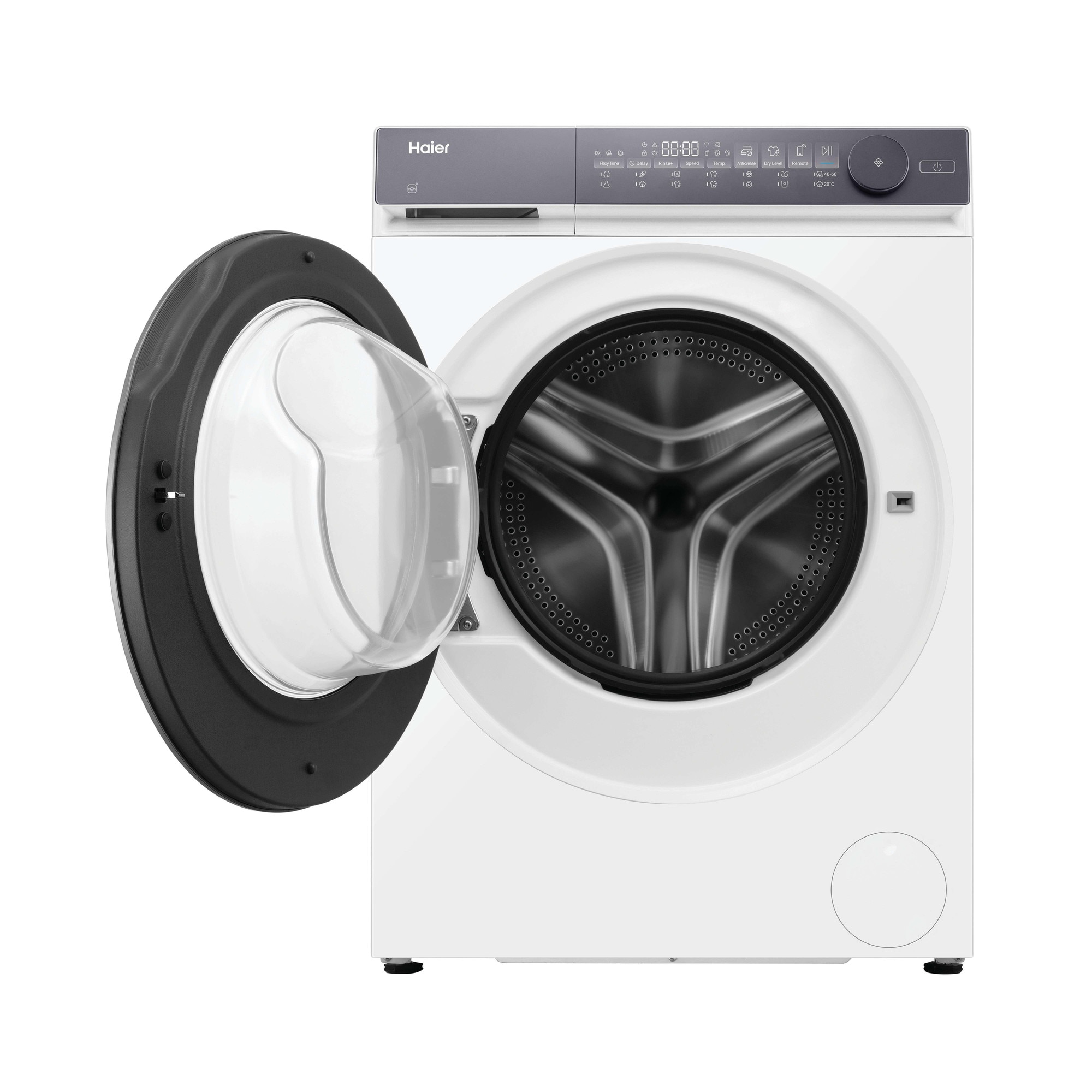 Masina de spalat rufe cu uscator Haier HWD100-B14367U-S, 10+6 kg, 1400 rpm, clasa A-30%/ D, motor Direct Motion, Flexy Time, WiFi/ hOn, ABT, Refresh, alba