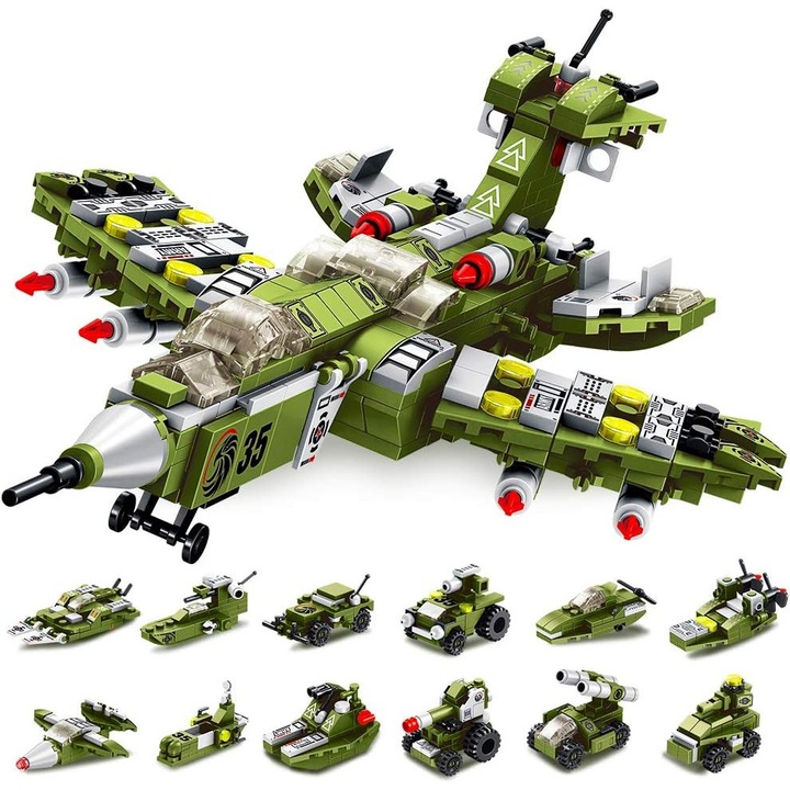 Set constructie STEM 25 in 1, 576 piese, multicolor, 6+ ani
