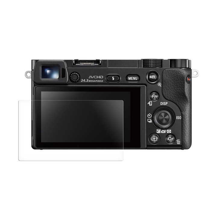 Folie de protectie Kwmobile pentru Sony Alpha a6000, rezistenta la zgarieturi, transparenta, PET