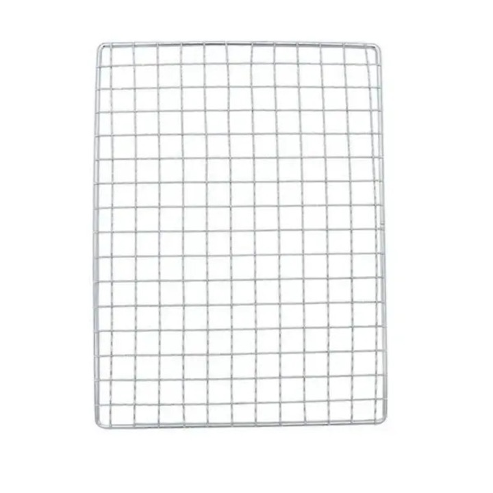 Hordozható összecsukható rozsdamentes acél grill 21.5x15 cm kempingezéshez, piknikhez, túrázáshoz