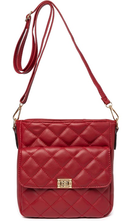 Geanta dama crossbody piele ecologica 19x7x20cm