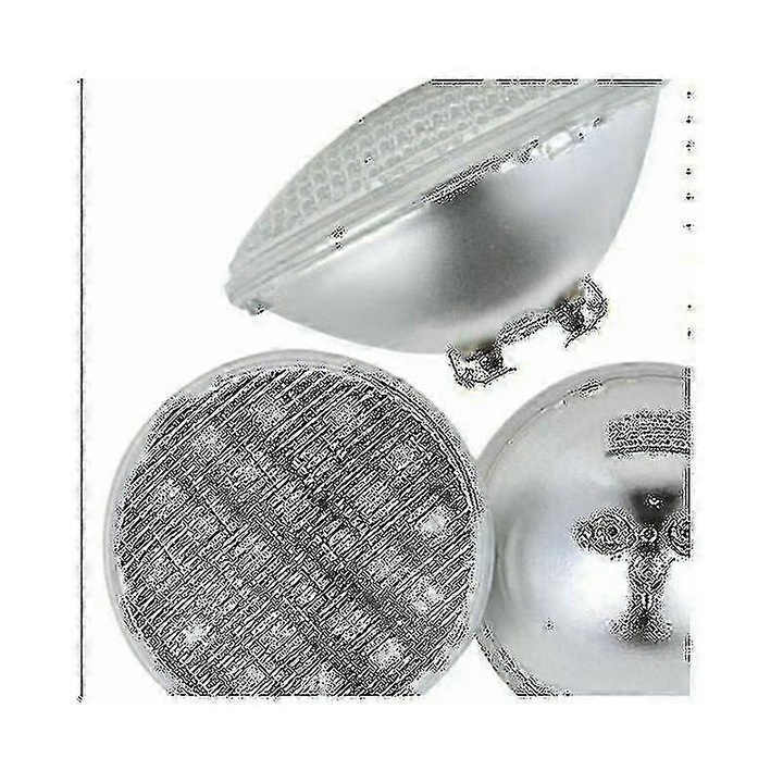 Bec LED PAR56, 178mm, meleg fehér, 12V, IP68, vízálló, medencéhez