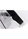 Geanta plaja, rezistenta, transparent/negru, 56x38x19cm