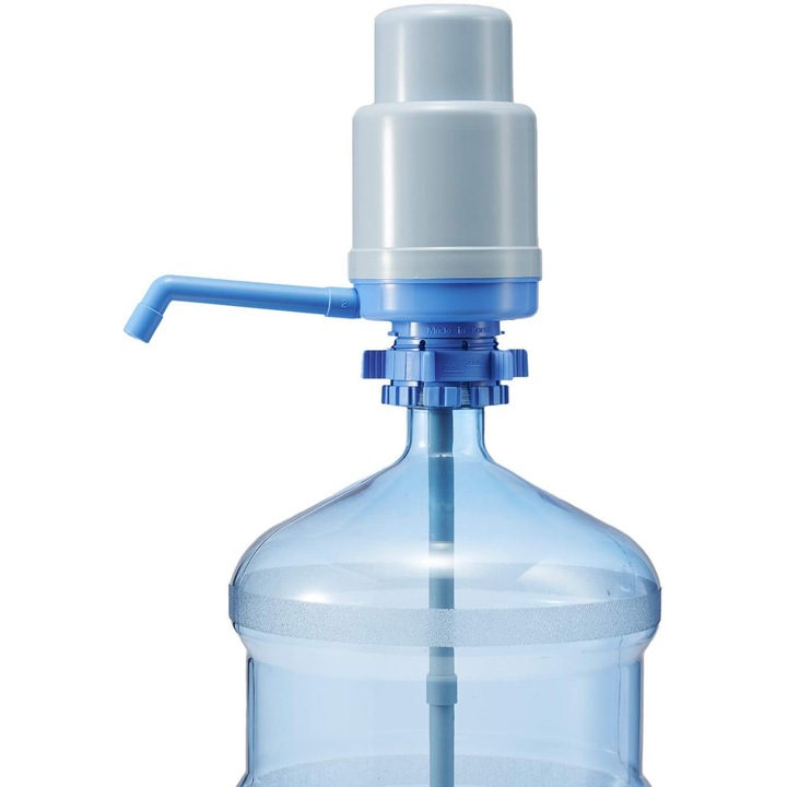 Kézi vízpumpa, 5-6 gallon, BPA-mentes, állítható, átlátszó
