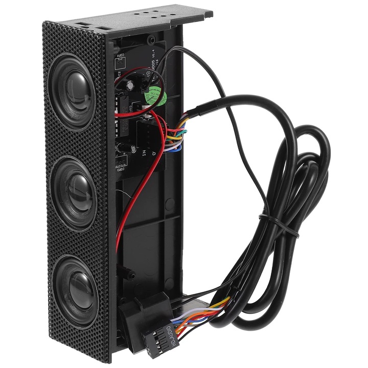 Boxe PC, negru, 14.9x8x4.2cm, sunet surround