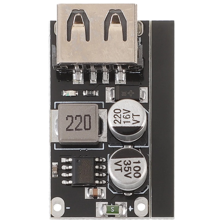 Modul incarcare rapida 20W, convertor electronic, 3.3x2.1x0.8cm, negru