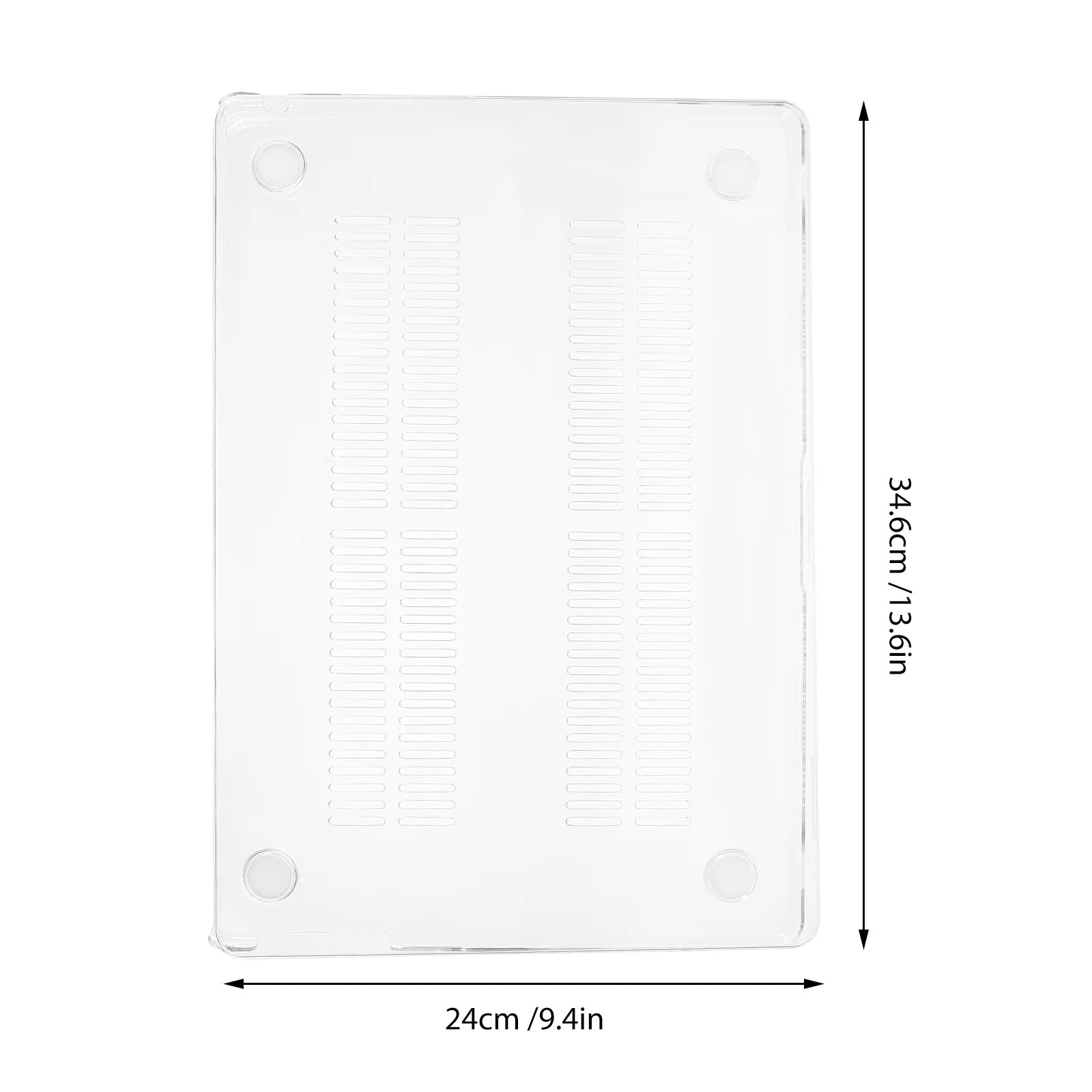 Husa protectie laptop transparenta 34.6x24x1.5cm plastic