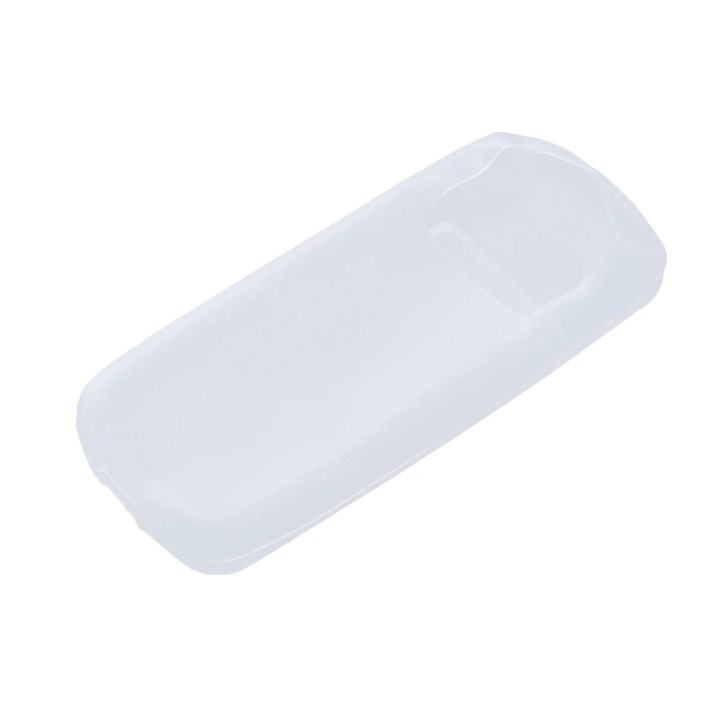 Husa protectie telecomanda silicon transparent 12x4.5x2cm