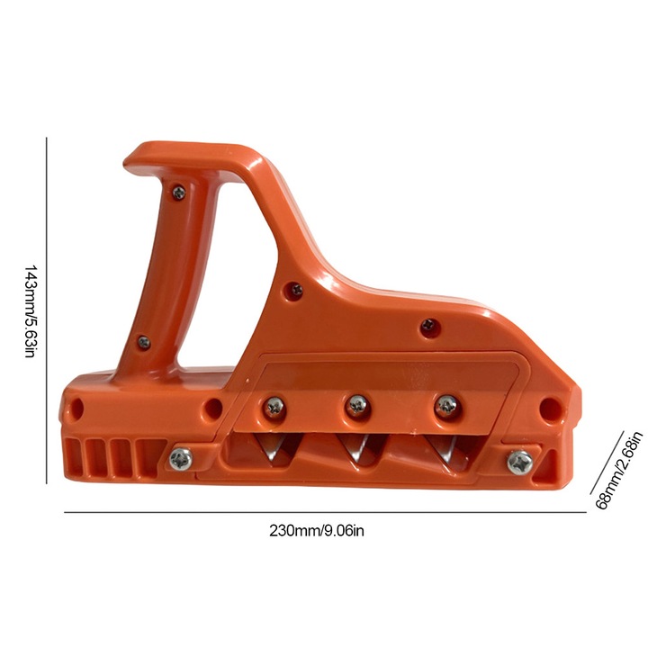 Rindea manuala pentru gips carton, plastic si metal, 23x14x7cm