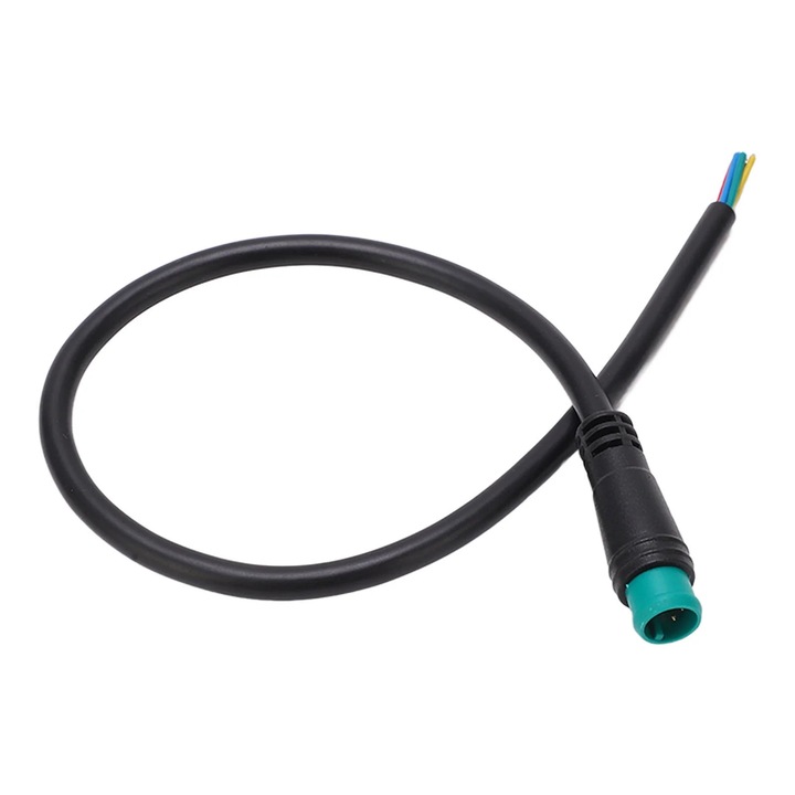 Cablu extensie 5 pini, 26cm, rezistent la apa, negru