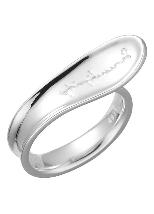 925 sterling ezüst gyűrű geometrikus ívvel, nőies dizájnnal, egyéniséggel, menő stílussal