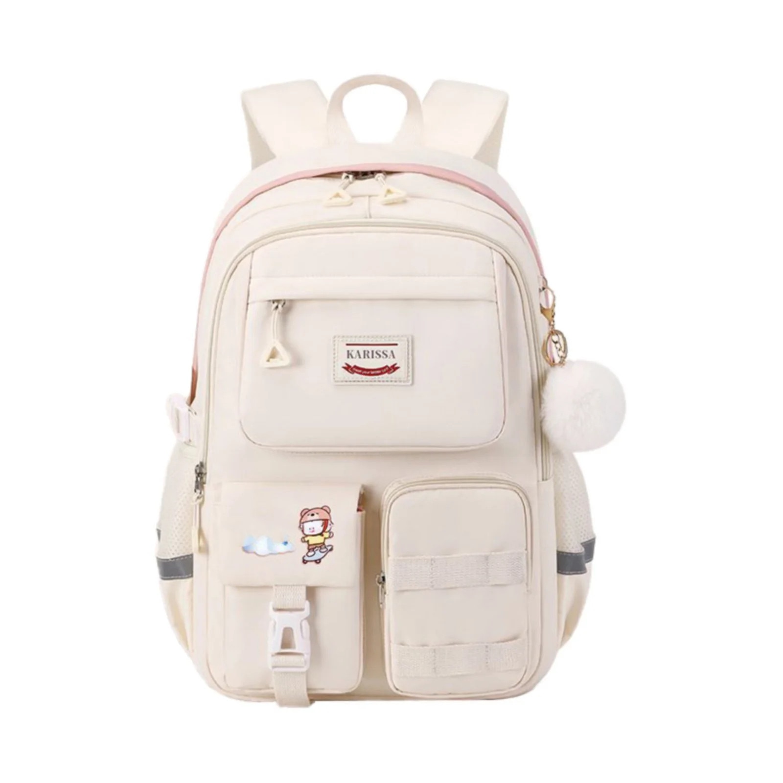 Rucsac laptop 17", calatorie, multibuzunare, 31x15x45cm
