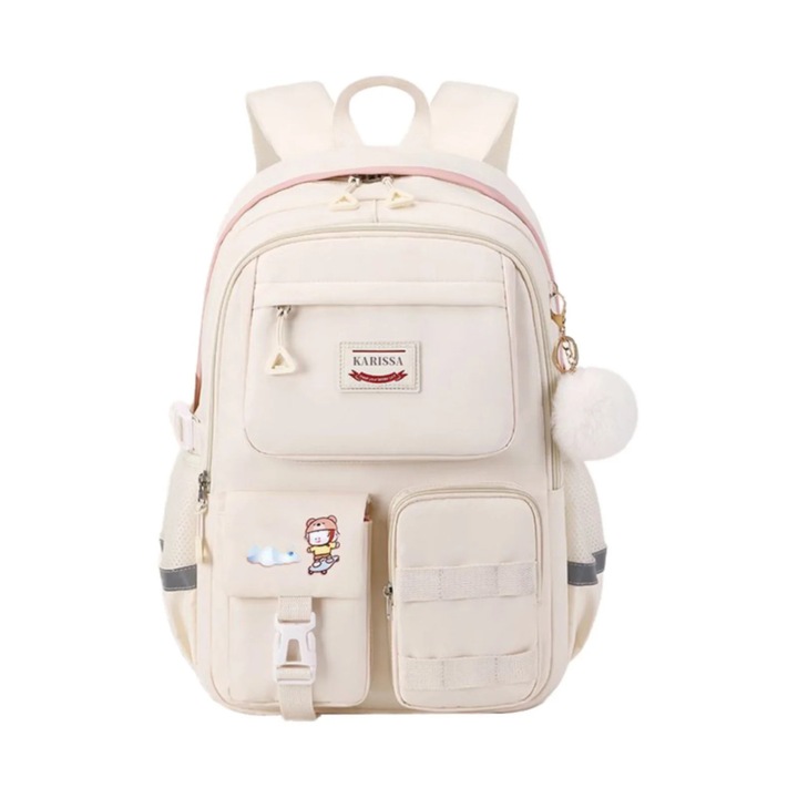 Rucsac laptop 17", calatorie, multibuzunare, 31x15x45cm