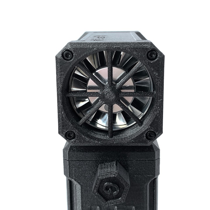 Мини турбо вентилатор преносим 110000 RPM, 126x45x30mm, бял