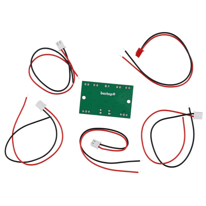 Amplificator audio digital 4 canale 3W, mini, negru, 46x30x9mm