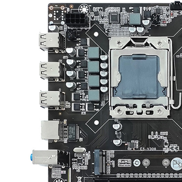 Placa de baza desktop X79, DDR3 1866MHz, LGA 1356, USB 2.0, 216x171x20mm