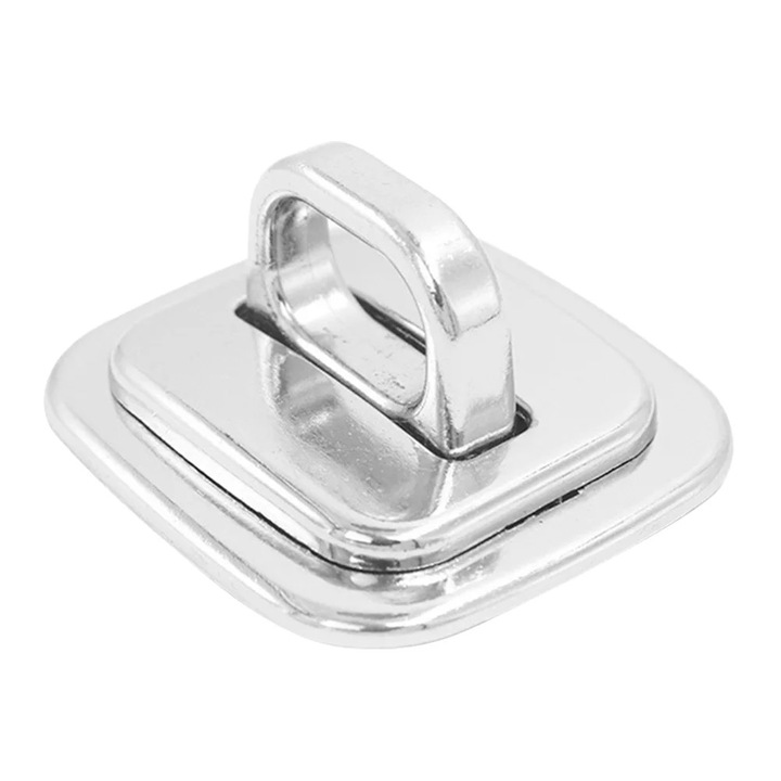 Placa ancora laptop, metal, argintiu, 5.10x4.60x1.20cm, set