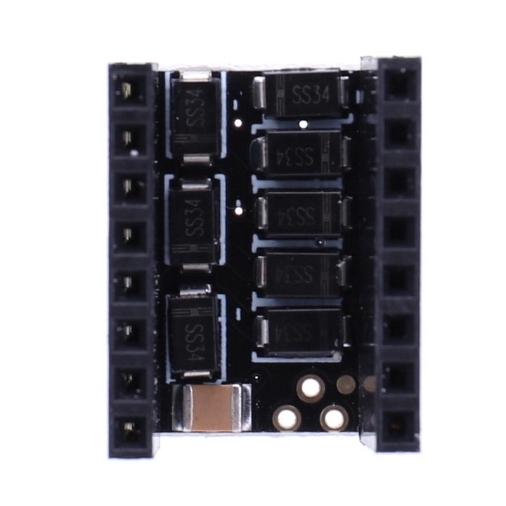Léptetőmotor tápellátás bővítő kártya 20x17x20mm, többszínű