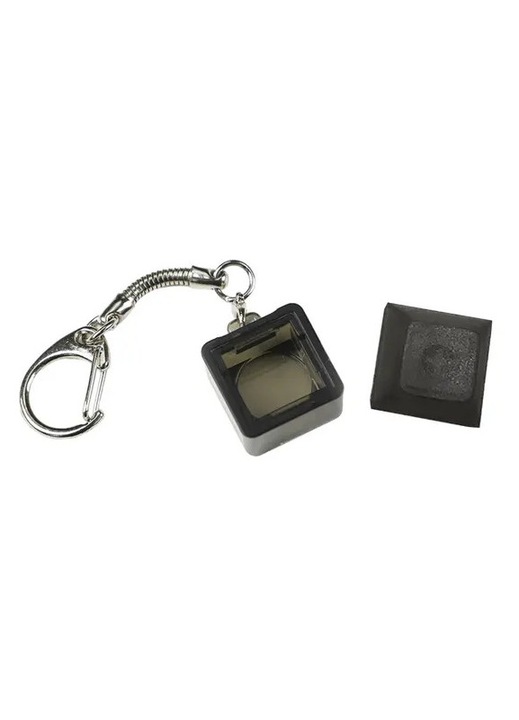 Mechanikus kapcsoló teszter kulcstartó átlátszó 20x20x12mm