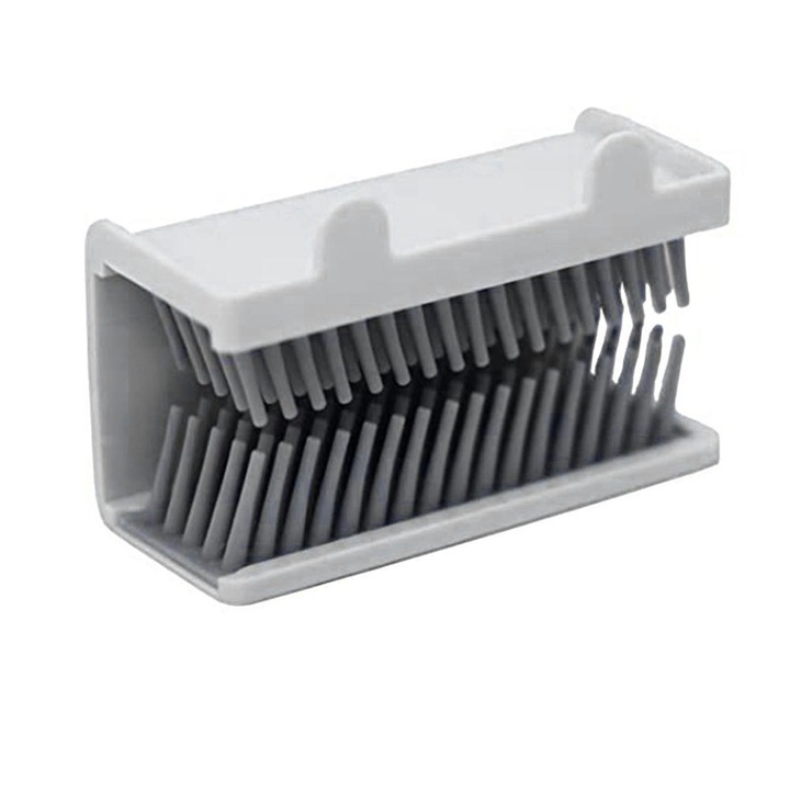 Colector de par din silicon, 7.7x5.5x3.3cm, gri