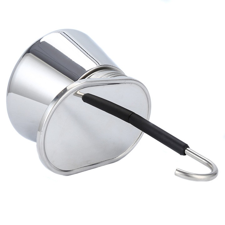 Espressor pentru aragaz, 200 ML, inox, 15x10x7.5cm