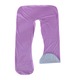 Perna multifunctionala gravide U-shape, bumbac, catifea cristal, 70x130cm, multicolor