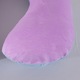 Perna multifunctionala gravide U-shape, bumbac, catifea cristal, 70x130cm, multicolor