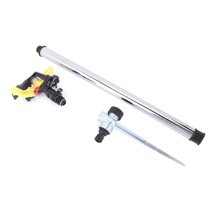 Aspersor oscilant gradina 18 duze inox plastic 44x20x12cm