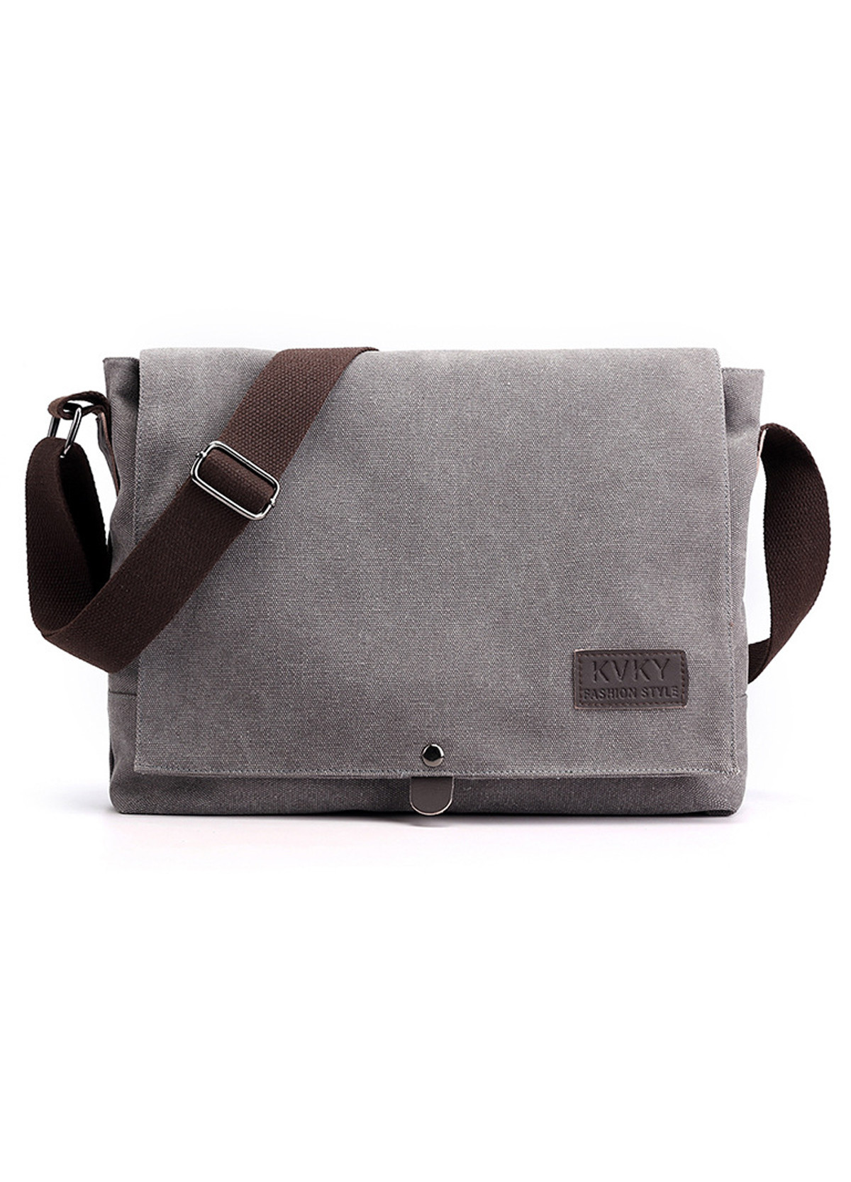 Geanta de umar vintage din panza, tip crossbody, pentru lucru, geanta de umar tip crossbody, casual, multifunctionala, usoara, pentru barbati, gri