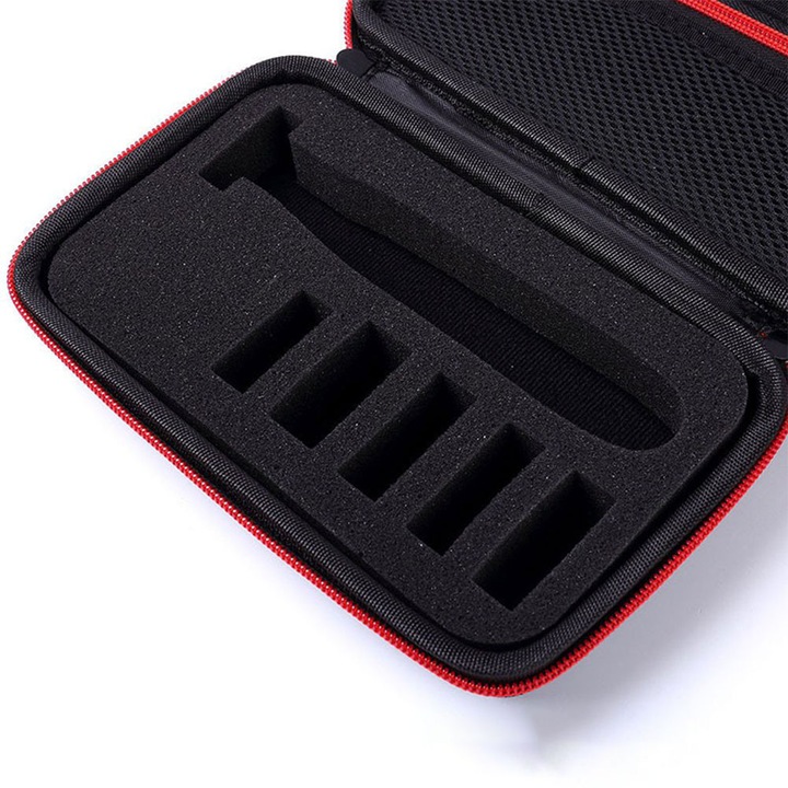 Husa de protectie pentru aparat de ras, negru, 15x7x4cm
