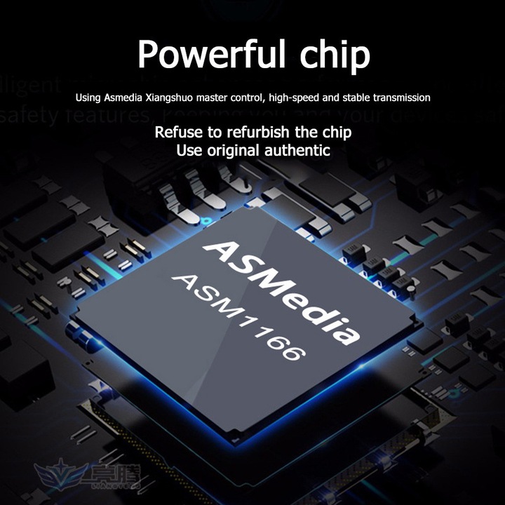 PCIe SATA III разширителна карта с 4 порта, 6Gbps, 120x65x56mm