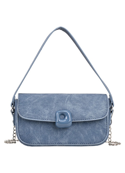 Új Joker Crossbody táska PU bőrből, divatos kis hordozható táska, kék