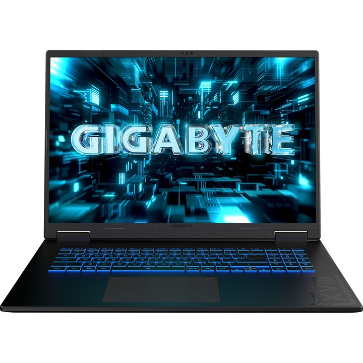 Лаптоп GIGABYTE GAMING A18 PRO DXJ с Intel Core 7 240H (1.8/5.2GHz, 24M), 32 GB, 1TB M.2 NVMe SSD, NVIDIA RTX 5070 Ti 12GB GDDR7 DLSS 4, Windows 11 Home, Черен