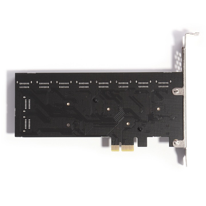 PCI-E към SATA 3.0 разширителна платка, 16 порта, 6Gbps, 153x120x72mm