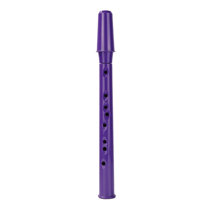 Saxofon mini portabil 8 gauri ABS, mov, 33x3x3cm