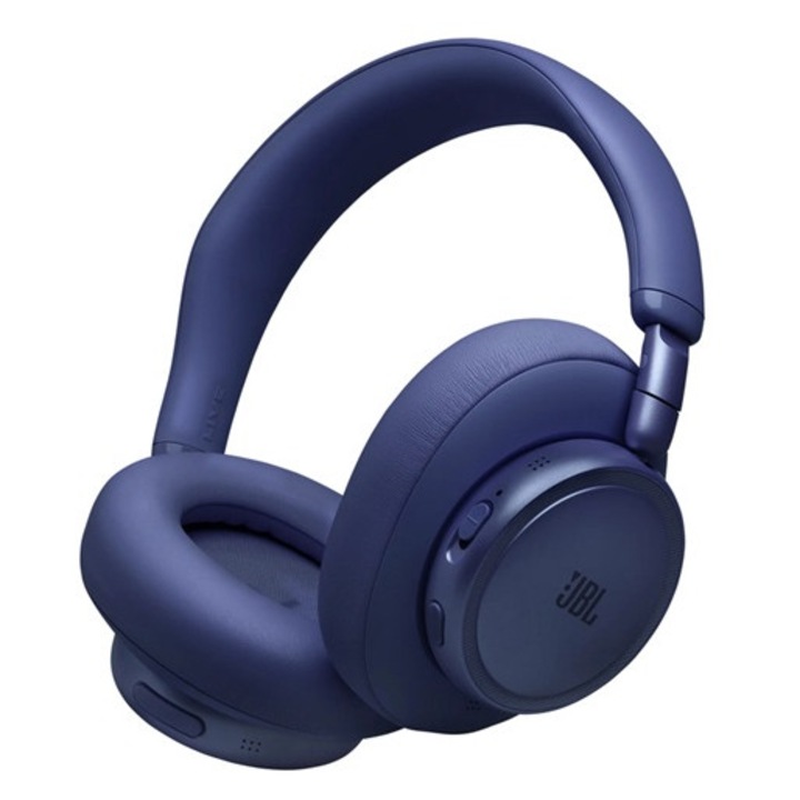 Jbl live 780nc bluetooth fejhallgató sztereo, v6.0, mikrofon, aktív zajszűrő, multipoint, összehajtható, sötétkék