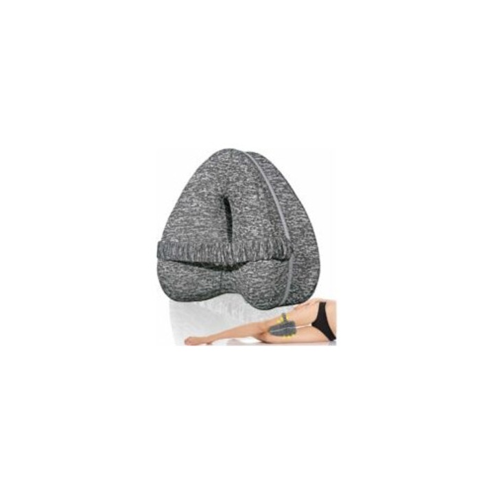 Ortopéd térdpárna, ergonomikus, rugalmas, pamut, 25x23x11cm
